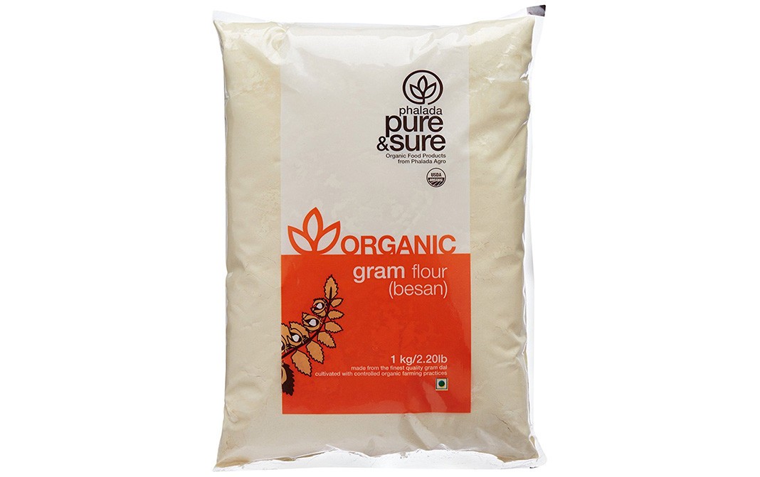 Pure & Sure Organic Gram Flour (Besan)    Pack  1 kilogram